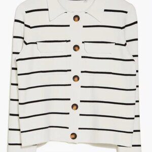 T Tahari Crop Sweater Jacket